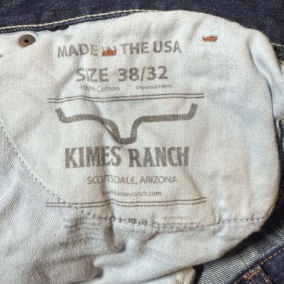 Kimes Ranch Dillon 38x32 Bootcut Western Cowboy Ranch Dark Wash Men’s Jeans - Picture 7 of 12